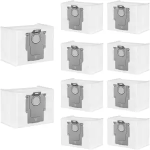 10 Stück Staubbeutel für Roborock Q7 L5+/Q10 S5+/Q10 X5+/Q5 Pro+/Q5+/Q5 Max +/S8