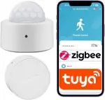Sone Smart One Zigbee Bewegungsmelder 3.0 – Mini Motion Sensor 33x27 mm mit Luxsensor, 120° Erfassungswinkel, batteriebetrieben – kompatibel mit Tuya, Smart Life & Home Assistant (Zigbee2MQTT)