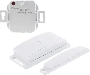 ChiliTec Funk Abluftsteuerung Set Funk Steckdose mit Magnet-Kontaktschalter Pilo