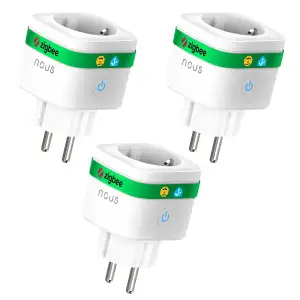NOUS A7Z ZigBee Smart Steckdose mit Energieüberwachung, 16A, App- & Sprachsteuer
