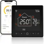 Thermostat Fussbodenheizung Smart, Vaconoff Raumthermostat Fußbodenheizung Wasser WiFi Intelligente 3A Thermostate Heizung Digital Programmierbar, Alexa/Google Assistant/Tuya WLAN APP Kompatibel