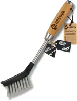 Premium Reinigungsbürste für Mähroboter & Gartengeräte - integrierter Schaber, materialschonende Nylonborsten, langlebig - GREOVA CleanTool Pro