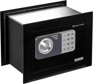 Genie Hand | Wandtresor für Zuhause mit Elektronik Zahlenschloß und Schlüssel Tr