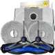 Roboter Deals - Zubehör Set, Ersatzteile für Ecovacs Deebot Mini (2X Seitenbürste, 2X Pad, 1x Hau...