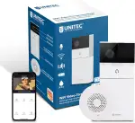 UNITEC WIFI Video-Türsprechanlage mit Smartphone App, Akku oder Festverdrahtung, mit WLAN Full HD...
