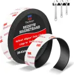 Thaibear Neodym Magnetband selbstklebend stark, Extra Stark Magnetklebeband mit starkem 3M-Kleber (15 mm x 1 m lang), magnetstreifen selbstklebend stark Perfekt für DIY