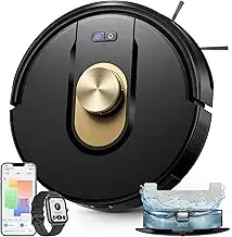 Vexilar Saugroboter mit Wischfunktion, 8000Pa Staubsauger Roboter, LiDAR Navigat