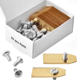 30 Stück Titan-Klingenmesser, Roboter-Rasenmähermesser für alle Husqvarna Automo