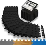 ALPIDEX 1,95 m² Bodenschutzmatte 21 Stück 30x30x1 cm Schutzmatten Set Sportmatte Gymnastikmatte Sportgeräte Matte Fitnessmatte Turnmatte Unterlegmatte Bodenmatte Trainingsmatte Gummimatte