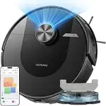 Ultenic Saugroboter mit Wischfunktion, 8000Pa Saugkraft, 180Min Laufzeit, 3 in 1 Saug und Wischro...