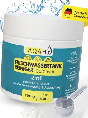 Wassertank Reiniger Wohnmobil Oxi Clean (500g) - 2in1 Camper Frischwassertank Re