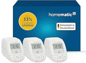 Homematic IP Erweiterungsset Heizen – Basic, Smart Home, digitaler Thermostat He