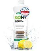 BiOHY Wischroboter Reinigungsmittel für Holzböden (1l Flasche) | Bodenreiniger Konzentrat | Laminat & Parkettpflege | Bodenreiniger Mittel mit streifenfreiem Glanz | Schaumarm