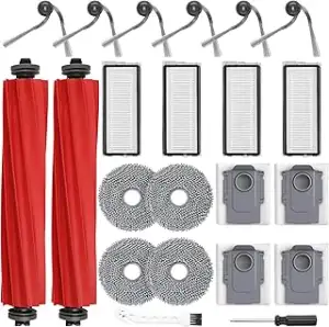 22 Stück Zubehörset für Roborock QV 35A/QV 35S/Qrevo Serie/QR598/QR798 Saugrobot