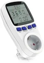CSL - Energiekostenmessgerät - Stromverbrauchszähler, Energiekosten Anzeige - Stromzähler - 3680W...