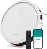 Linsar - Saugroboter ohne Wischfunktion - APP Steuerung - 100 Min Laufzeit - Alexa kompatibel - für Teppich, Tierhaare & Hartböden - Staubsauger Roboter mit Ladestation & Fernbedienung (Weiß)