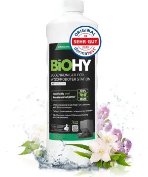BiOHY Bodenreiniger für Wischroboter Station mit Frühlingsduft (1l Flasche) | Re