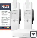 HOMEPILOT Rollladen Smart-Home Starter-Set - 2x RolloTron elektrischer Gurtwickler und Gateway pr...