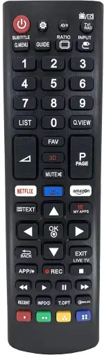 Universal Fernbedienung für LG Smart TV LCD LED 3D HDTV AKB75095308 | AKB75675311 | Netflix | Prime |