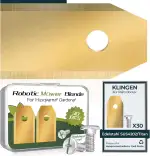 30x Titan Messer Hochwertige Ersatzmesser für Mähroboter Kompatibel mit alle Husqvarna Gardena Yard Force Mähroboter Universal Ersatzmesser, Rasenroboter Messer Messerset +30 Schrauben