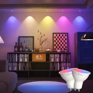 Matter Alexa Glühbirne Smart Lampe GU10,WiFi LED Lampe Kompatibel mit Alexa/Goog