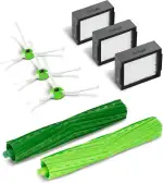 iRobot Originalteile - Wartungskit mit 1 Set Gummibürsten, 3X Eck- und Kantenbürsten (Weiß), 3X Hochleistungsfiltern, für Roomba Combo j5/+, i5/+, i8/+ und Roomba e/i/j-Serien (Nicht Combo j7/+, j9+)