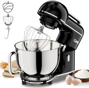 Camic Küchenmaschine - 2000W - 10 Geschwindigkeitsstufen mit Tragegriff, Edelsta