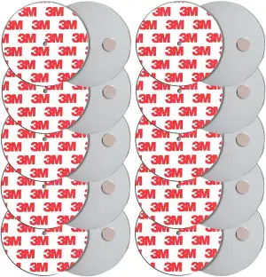 König Design Rauchmelder Magnethalter 10 Stück Selbstklebende Magnethalterung fü