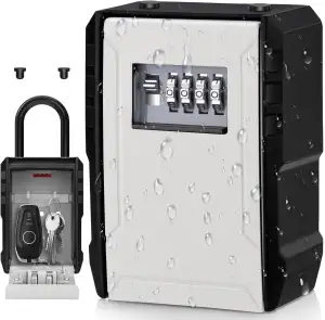 Groß Schlüsseltresor Wandmontage & Hängend Schlüsselkasten mit Zahlencode Wetter