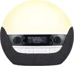 Lumie Bodyclock Luxe 750DAB - Lichtwecker, DAB-Radio, Bluetooth Lautsprecher & Wenig Blaulicht fü...