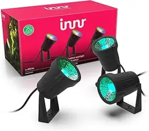 Innr Smart Gartenstrahler Set (3er-Pack), Zigbee, kompatibel mit Hue* & Alexa (B