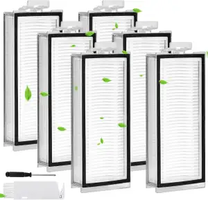 6 Stück HEPA Filter für Roborock Q5 Max+/Q7 Max/ Q7 Max+/ Q7/ Q7+/ Q8 Max/ Q8 Ma