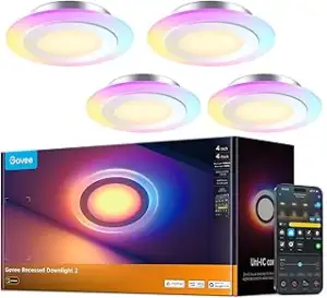 Govee Smart Einbaustrahler LED, RGBWW LED Spot 230V, 900LM, 11.5W Deckenspots Ko