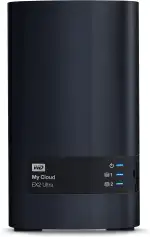 WD My Cloud EX2 Ultra NAS Festplatte 8 TB (zentraler Netzwerkspeicher, einfache Installation, zwei Laufwerkschächte, mobiler Zugriff, automatische Backups)