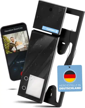 Video Türklingel mit Kamera kabellos [kompatibel mit Fritz!Box + App-Steuerung] 