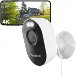 Reolink 4K Wi-Fi 6 Überwachungskamera Aussen mit 2,4/5GHz Dual-Band Wi-Fi, Farb-Nachtsicht, Plug-In WLAN Kamera Outdoor mit 24/7-Aufzeichnung, Intelligente Erkennung, Sirene, Wetterfest, Lumus Pro