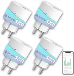 Matter Steckdose Smart WLAN 16A 3680W Stromverbrauch Messen ANTELA kompatibel mit Alexa,Google Ho...
