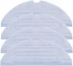 VIEWALL 4 Stück Wischtücher für Roborock S8 / S8+ S7 / S7+/ S7 MaxV Ultra / S7 MaxV/S7 Pro Ultra/T7 / T7plus Saugroboter, Mikrofaser Weich Waschbar und Wiederverwendbar Ersatz Wischtücher Mop