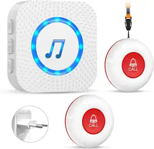 ChunHee Notrufknopf für Senioren/ Senioren Notruf/Hausnotruf Intern 150M SOS Ala