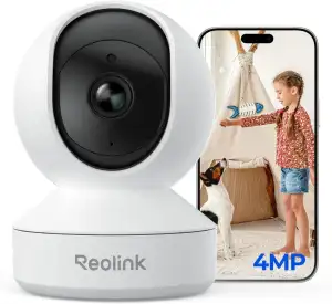 Reolink 2K Überwachungskamera Innen, 360°-Ansicht Indoor Kamera WLAN mit Auto-Tr