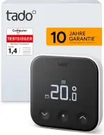 tado Smartes Thermostat X, Zusatzprodukt für Fußbodenheizung und Boiler, Steuerung per App und Smart Speaker (Alexa, Siri, Google Assistant), DIY Installation