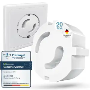 Steckdosen Kindersicherung (20x Stück) - Kindersicherung Steckdose zum Schutz vo