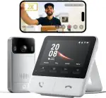SwitchBot WLAN Türklingel mit Kamera, 2K Video Türklingel mit 4,3 Zoll Farbbildschirm, Smart Türklingel Kamera mit 165° Weitwinkel, 5000 mAh, Zwei-Wege-Audio, Kompatibel mit Alexa