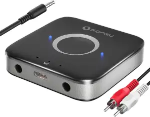 Aux Bluetooth 5.3 Adapter Stereoanlage, SONRU Bluetooth Empfänger Receiver Audio
