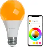 Nanoleaf Essentials Glühbirne, Smarte RGBW E27 LED Lampe - Thread & Bluetooth 16 Mio. Farben LED Lampe, Musik und Bildschirm Sync, Funktioniert mit Google Home Apple, für Deko und Gaming