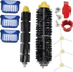 Retoo Ersatzteile für iRobot Roomba, Staubsauger Ersatz Zubehör Bürsten Reinigungsroboter 600 Serie 605 606 615 616 620 621 625 630 631 632 650 651 670 671 676 680 681 Zubehör mit kompatibel Teile