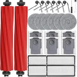 26 Stück Zubehör für Roborock QV 35A/QV 35S / QR598 / QR798 Saugroboter, 2 Haupt