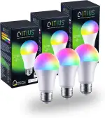 Matter LED Lampe E27 RGB + CCT | 3er-Set | Thread Mesh | Glühbirne Mehrfarbig Dimmbar, 2700–6400K, 900 lm, 10W Leuchtmittel Smart Home Beleuchtung für Alexa, Google, Apple