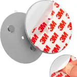 ECENCE Rauchmelder Magnethalter 5 Stück Selbstklebende Magnethalterung für Rauchmelder Ø 70mm schnelle & sichere Montage ohne Bohren und Schrauben für alle Feuermelder und Rauchwarnmelder