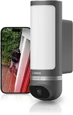 Bosch Smart Home Außenkamera II, Überwachungskamera Außen, 1080p Full-HD Auflösung mit integriert...